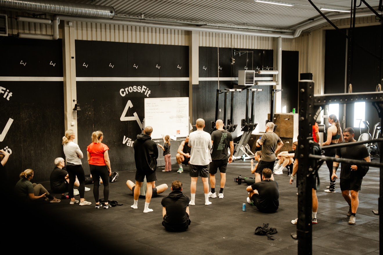 CrossFit Värmdös träningsyta i Gustavsberg